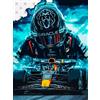 CYQFEZ Puzzle 1000 Pezzi ，F1 Racings Verstappens Posters ，Difficult Puzzle,Adult Giocattoli Sfida Personalizzati,Giocattoli Per La Sfida Del Divertimento In Famiglia,Yz338Wz