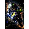 CYQFEZ Puzzle 1000 Pezzi Moto Arte Poster Puzzle Di Legno Casa Gioco Antistress Nw197Zq