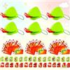 YIWOYI Gioco con lingua camaleonte, divertente tavola per divertimento in famiglia e feste, maschera regolabile, sfida di abilità multigiocatore, per tutte le età (set da 6)