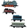 Toyvian 4 Pezzi Di Treno Giocattolo Da Tirare Indietro