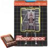 bjlysk The Body Deck, Carte da gioco con scheletro umano, strumento trasparente per lo studio dell'anatomia e mazzo di poker educativo, carte in plastica impermeabile per studenti di medicina