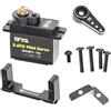 RampCrab Servo sterzo RC con staffa di montaggio e corno servo per FMS FCX24, ricambi auto RC, parti di aggiornamento per RC Crawler scala 1/24 FCX24 Power Wagon Butcher & Max Smasher Big Foot, K5