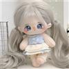 YHYQiFei 20cm plush doll with Skeleton,Cute Anime Cotton dolls,8 inch,Kawaii Dress up Collection Gift (G)