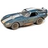 Johnny Lightning 1964 Shelby Cobra Daytona Coupe Viking Blue Met w/strisce bianche Weathered Ltd Ed a 12834 pezzi 1/64 Diecast Model JLSF023-JLSP231 A