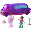 Polly Pocket, Playset Veicolo Limousine con Bambola, Giocattolo per Bambini 4+Anni, GGC41