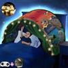 FLAYOR Dream - Tenda da gioco pop up per bambini, in poliestere, con catena a LED, unisex, ideale per compleanni, Natale, dai 3 anni in su