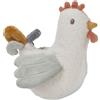 Little Dutch Little Farm 8803 - Peluche a forma di pollo, colore: Bianco