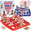 Generico Gioco Indovina Chi È Nella Bibbia Per Bambini E Adulti, Giochi Da Tavolo Per Lo Studio Della Bibbia, Giochi Classici Cristiani Per 2 Giocatori,Di Carte Per Famiglie,Per La Casa, Temp