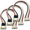 VUNIVERSUM 3 cavi di bilanciamento Premium JST-XH a EH 4S 5 Pin 20 cm Lipo per batteria bilanciata cavo di ricarica XH maschio a presa EH 24 AWG 14,8 V cavo adattatore di Mr. Plug, Modellbau® (3)