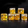 BESCON DICE Bescon, set di dadi D6 da 16 mm, 6 lati, 6 dadi in stile imitazione birra, set di 6 dadi D6