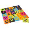 B. toys - Tappeto Alfabetico - 26 piastrelle ABC in schiuma ad incastro e rimovibili per neonati, bambini, ragazzi - Custodia - Multicolore, Extra Grande, Beautifloor, 0 mesi + (BX1699C1Z)