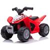 Sport1 quad elettrico per bambini replica Honda TRX 250X. Moto bambini 6 volt, velocità 2,8 km/h. Misure 65,5x38,5x43,5cm. Per bambini fino a 20kg. Batteria ricaricabile. Con caricabatterie. Rosso