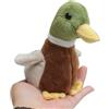 LuLezon Carino Anatra Mallard Peluche Animale Riempito Cuscino Giocattoli Realistico Anatra Verde Animale Riempito Bambola (1