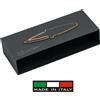 Fox : Saturn FX-551 TiCOP coltello pieghevole lama in C70 inserti in rame