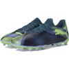Puma Future 7 Play Firm, Scarpe da Calcio Artificiali da Uomo, Grigio Skies-Elektro Viola-frizzante Apple Bianco, 43 EU