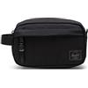 Herschel Chapter Beauty case da viaggio piccolo, Nero tono su tono