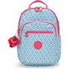 Kipling SEOUL S Zaino piccolo, Dreamy Geo C (Blue)