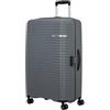 American Tourister Trolley Liftoff, grigio, L, Trolley rigido con ruote doppie a 360°