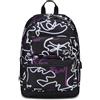 Seven Zaino Scuola Pro Estensibile Pockets The Double, Nero, Zaino Mono Scomparto Con Power Bank Incluso, USB Plug, Tasca Porta PC e Tasca Porta Borraccia, Zaino Medie Superiori, Ragazza