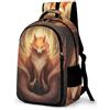 TPISLI Ultraleggero Zainetti Per CArteelle Per La Scuola Zaino Volpe a Nove Code Ragazze Zainetto Animalei Casual Per 1-9 Grado Studenti Scuola Escursioni All'aperto Daypacks