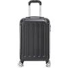 Boleedy Valigia Rigida Cabina 55cm in ABS Léger et Résistant avec Lucchetto et 4 Roulettes 360°,Trolley Bagaglio a Mano Pratique et Durable per Viaggio