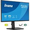 iiyama ProLite XB2491H-B1 Monitor 24" IPS Full HD 120 Hz HDMI DP Nero