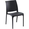 BICA Volga Sedie, Black, 47x95x180 cm, Antracite, 46x54x80 cm