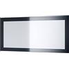 Vladon Specchio Lima, Specchio da Parete con Cornice Moderna, Bianco Lucido (89 x 45 cm)