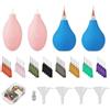 Fegtrtyoa Attrezzi e Forniture per Ceramica, Bottiglia Applicatrice di Precisione per Ceramica con Punta Fine SlipTrailing, Facile da Usare e di Finitura di Alta qualità per Smalti e Engobbio per