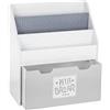 ATMOSPHERA CREATEUR D'INTERIEUR - Libreria per bambini grigia su rotelle H70cm