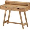 vidaXL Scrivania 100x45x90 cm in Legno Massello di Mango Grezzo