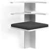 Livinity Panca ad angolo Tiberio, Bianco, 43.5 x 43.5 cm
