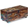 vidaXL Cassa Tavolino da caffè Contenitore 80x40x35 cm in Legno di Recupero