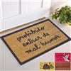 parpyon® Zerbino Ingresso casa Divertente Vulcano cm 40x70 Tappeto Antiscivolo entrata scalino per Interno da Esterno tappeti Moderni in Cocco (CM40X70, Disegno-13)