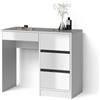 Livinity Tavolo da toeletta Imola, Bianco, 90 cm | Senza specchio