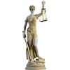 BeautifulGreekStatues Antica Dea Greca Themis Statua Signora Cieca Giustizia Statuetta Fatta A Mano Scultura Avvocato Regalo Finitura Oro 35cm