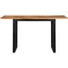 Solivagant Tavolo da Pranzo 140x70x75 cm in Legno Massello di Acacia,Marrone,22.7kg