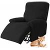 YWQJL Copri Poltrona Elettrica Reclinabile con Braccioli Copri Poltrona Relax Copripoltrona Relax Universale Copripoltrona 1 Posto/Set da 4 Pezzi(07)