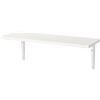 Ikea Mensola SIBBHULT/BURHULT, 59x20 cm, bianco/bianco