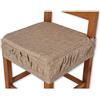 Casatessile Rain Cuscino coprisedia Fascia Elastica - Ecru I Cuscino Sedia Cucina, Sfoderabile in Tessuto Jaquard