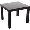 Ikea - Lack, tavolino basso da salotto, colore: nero, legno, Nero , 55X55X45