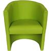 MARTHOME Sedia Cocktail Club Tom - Sgabello in similpelle, sedia da salotto, sedia da ufficio, sedia da hotel - Mobili per sedersi, mobili per hotel Sedia imbottita (verde)