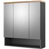 Vicco Specchio contenitore bagno Eden, Antracite, 70 x 77.5 cm