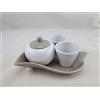 SUD IMPORT arredo cucina - tazze CAFFE Tipo NUOVO set due tazze con sottopiatto + zuccheriera colori assortiti - 1 SET