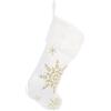 KONTONTY Calza della Befana Fiocco di Neve Contenitore per Caramelle di Tutti I Tipi Piccoli Regali E Riempitivi Calza Decorativa Animata Ciondolo Appeso