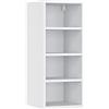 Vicco Pensile Fame-Line, Bianco, 30 cm | Frontale in MDF · 3 Ripiani · ✓ Liberamente combinabile · Profondità - 32,5 cm · ✓ Tutto a portata di mano