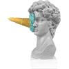 Jojomino Ice Cream David Statue Europeo Semplice David Testa Busto Statua Camera da Letto Soggiorno Desktop Decor A