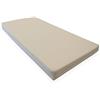 Morflex® - Materasso lettino 60x120 per culla Bambino Alto 8 cm Imbottitura morbida in Waterfoam, Fodera in Cotone 100% Rivestimento Sfoderabile con cerniera - Materassino Fagiolino