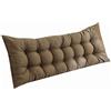 CXLT Cuscini Testata letto Cuscino Lombare da Lettura imbottito Cuscino di supporto per schienale Cuscino di posizionamento Cuscino multifunzione per letto/Testiera/divano/poltrona lunga(110x50x10cm,Coffee
