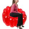 Mlllokfki Party Inflatable Furniture, Family Gatherings Couch, Water-Resistant Inflatable Couch, Portable Lounge Chair, Air Filled Seating, Outdoor Relaxation Sofa, Inflatable Gathering Couch